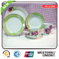 Ensemble de dîner en porcelaine design fleur en 20PCS